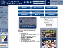 Tablet Screenshot of jamesrivertrade.com